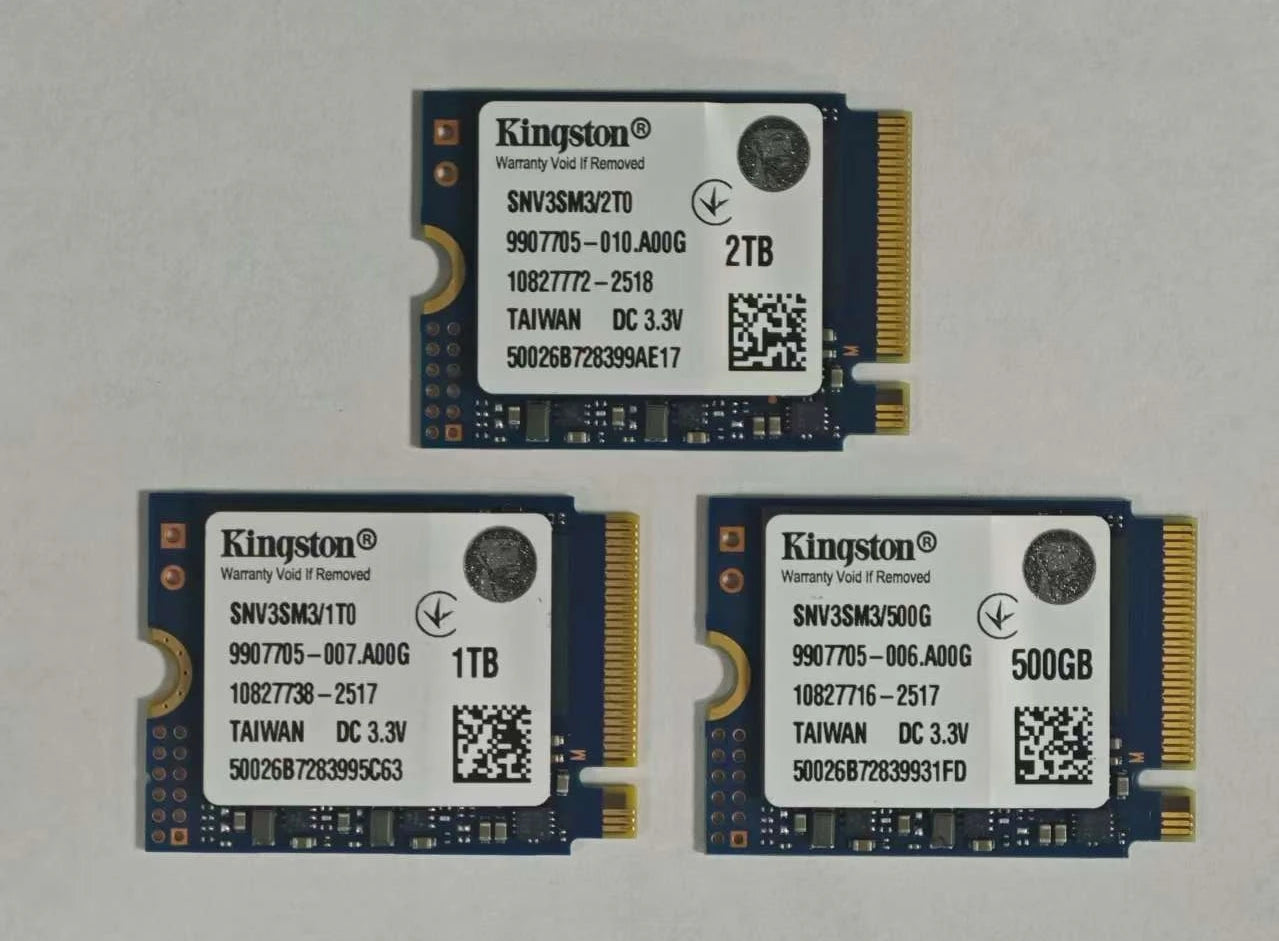 SSD interno NVMe PCIe M.2 2230 / 2242 empaquetado por OEM Samsung BM9C1/PM9B1/PM9C1A/PM991A y WD SN740 y Crucial P310 y Micron 2450