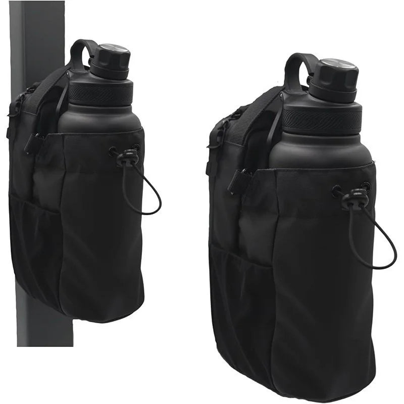 Bolsa de gimnasio magnética, bolsa de transporte magnética de gran capacidad con bolsillo para teléfono, bolsa portátil para botella de agua para gimnasio, organizador de accesorios de gimnasio