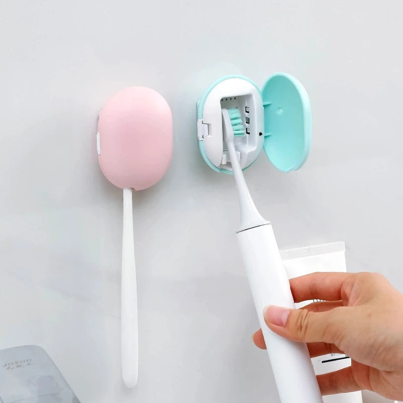 Mini esterilizador de cepillos de dientes, cepillo de dientes para viajes en casa, caja de cepillos de dientes con esterilización UV, esencial para uso doméstico y al aire libre