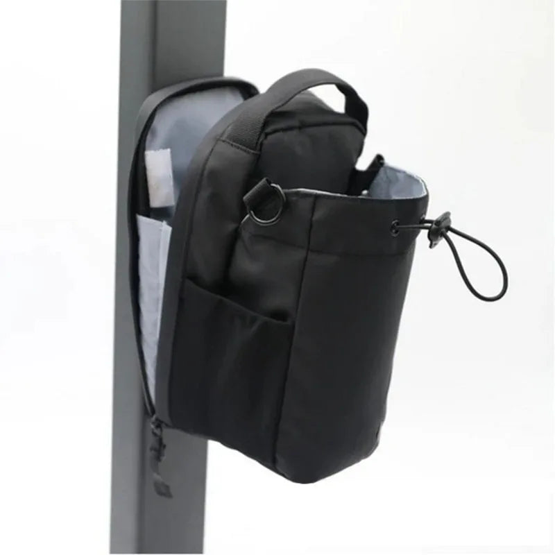 Bolsa de gimnasio magnética, bolsa de transporte magnética de gran capacidad con bolsillo para teléfono, bolsa portátil para botella de agua para gimnasio, organizador de accesorios de gimnasio