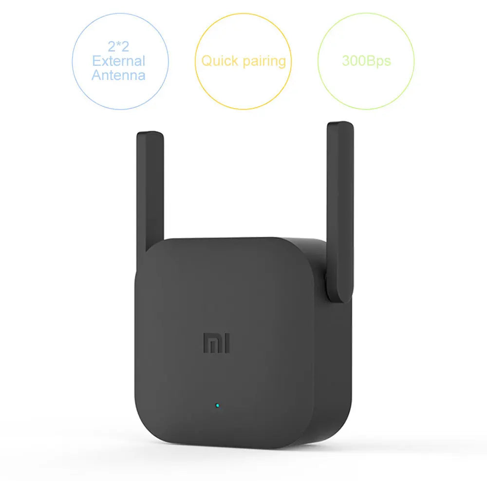 Amplificador Xiaomi Wifi original Pro 300M 2,4G repetidor extensor de rango extensor de red inalámbrico para mi