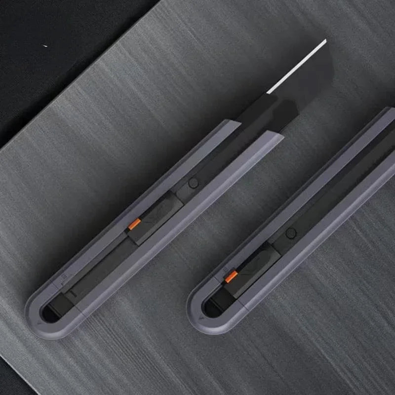 Xiaomi Jimihome-cuchillo utilitario elástico de 0,79 pulgadas, cortadores de papel, cuchillas de acero al carbono, cuchillo de bolsillo con bloqueo de seguridad, herramienta artesanal