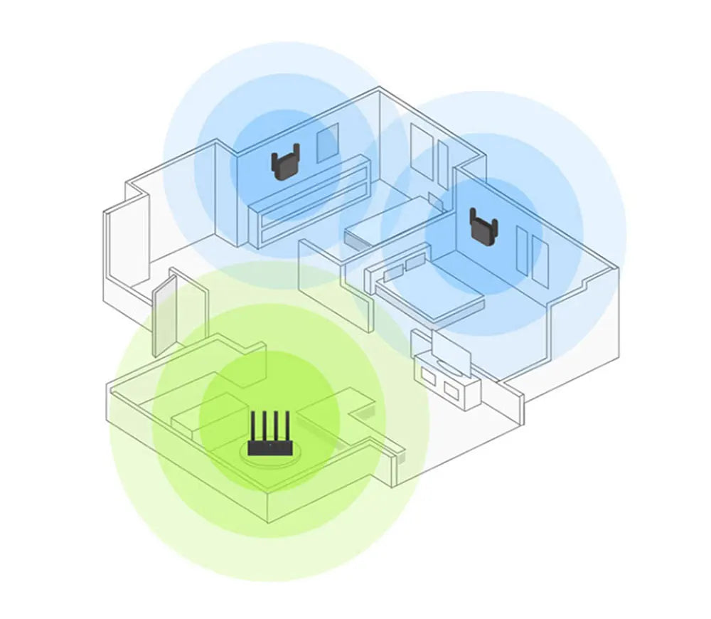 Amplificador Xiaomi Wifi original Pro 300M 2,4G repetidor extensor de rango extensor de red inalámbrico para mi