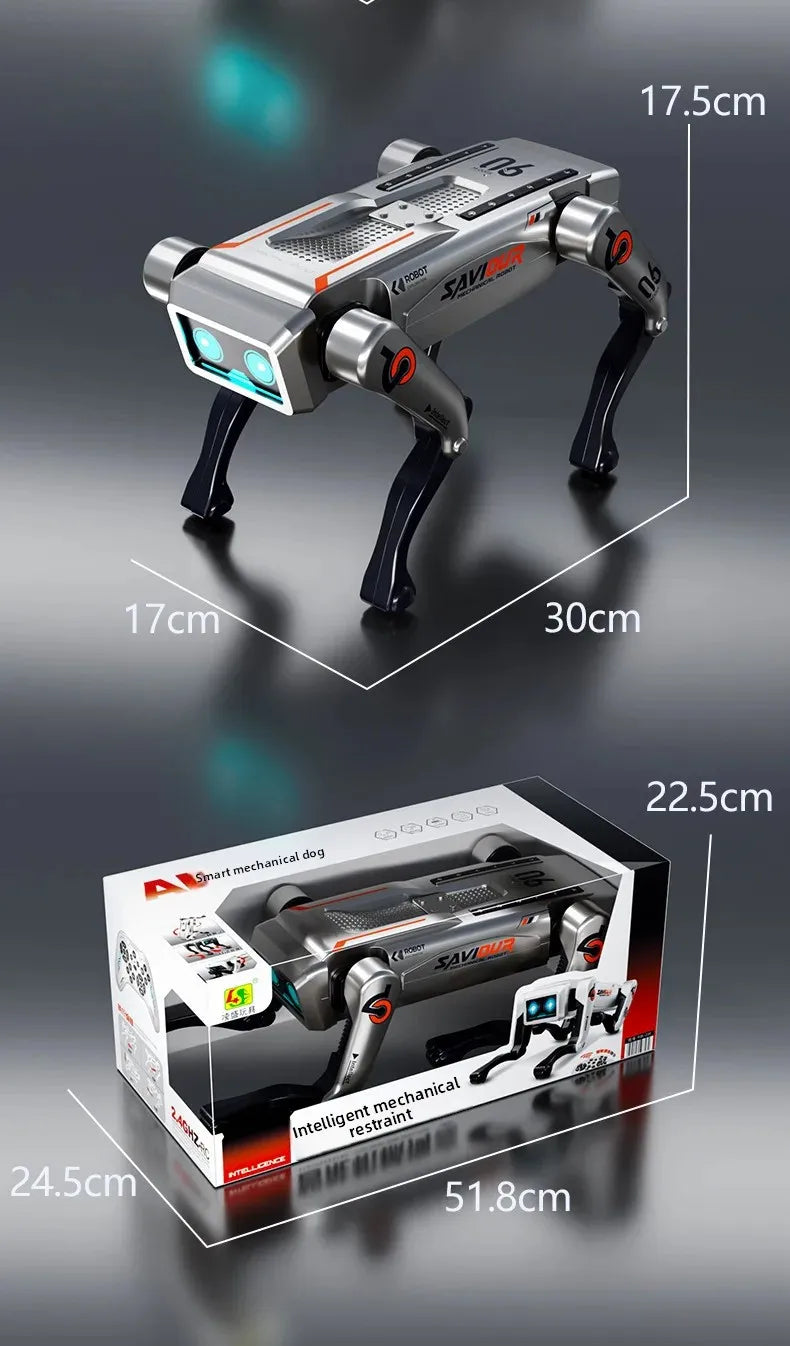 Robot inteligente para perros, juguete para niños, programación tecnológica, Control remoto, cumpleaños, Día de los niños, mascota electrónica, clase no remota