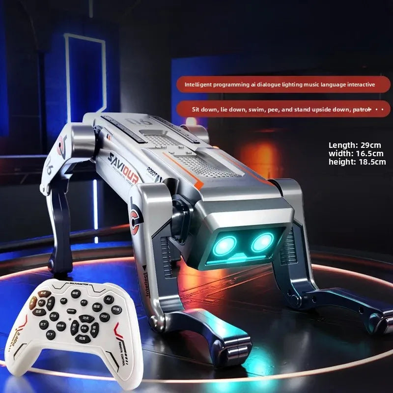 Robot inteligente para perros, juguete para niños, programación tecnológica, Control remoto, cumpleaños, Día de los niños, mascota electrónica, clase no remota