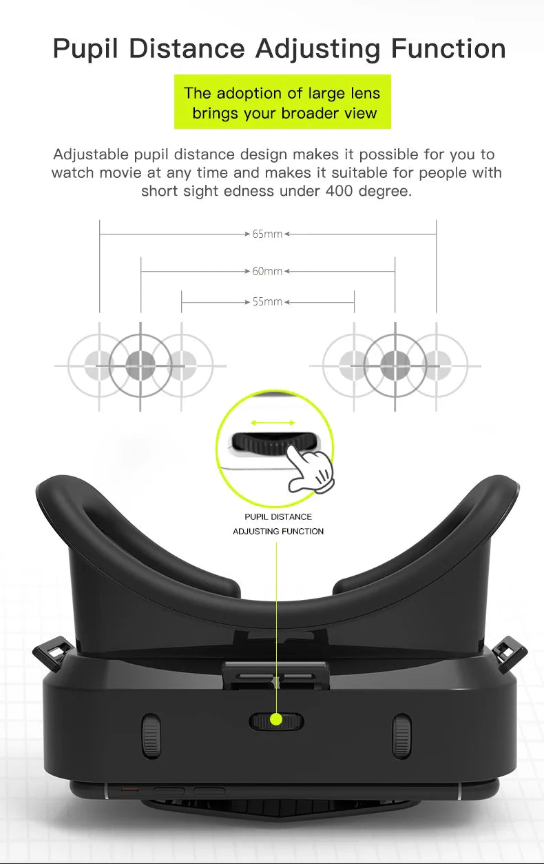 Gafas de realidad Virtual, auriculares, dispositivos Viar, casco, lentes 3D, gafas inteligentes para teléfonos inteligentes, teléfono móvil, accesorio de juego