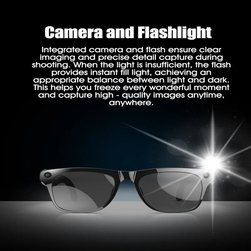 Xiaomi-gafas inteligentes 4K, auriculares con asistente de voz AI, grabación de vídeo/audio, traducción, llamadas Bluetooth, identificación de objetos