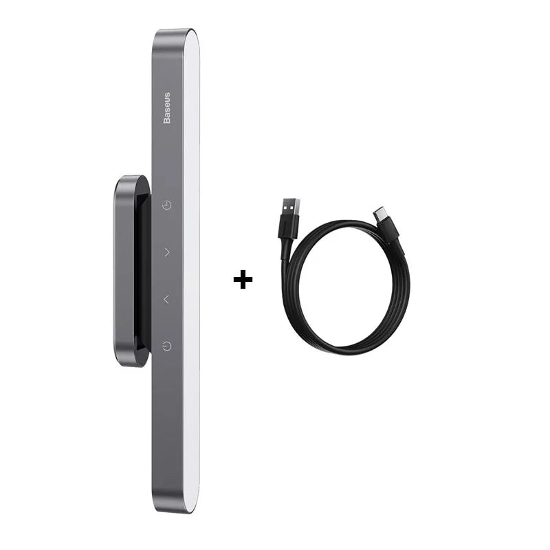 Lámpara de mesa LED magnética colgante, luz nocturna con atenuación continua, recargable para armario, dormitorio, cocina