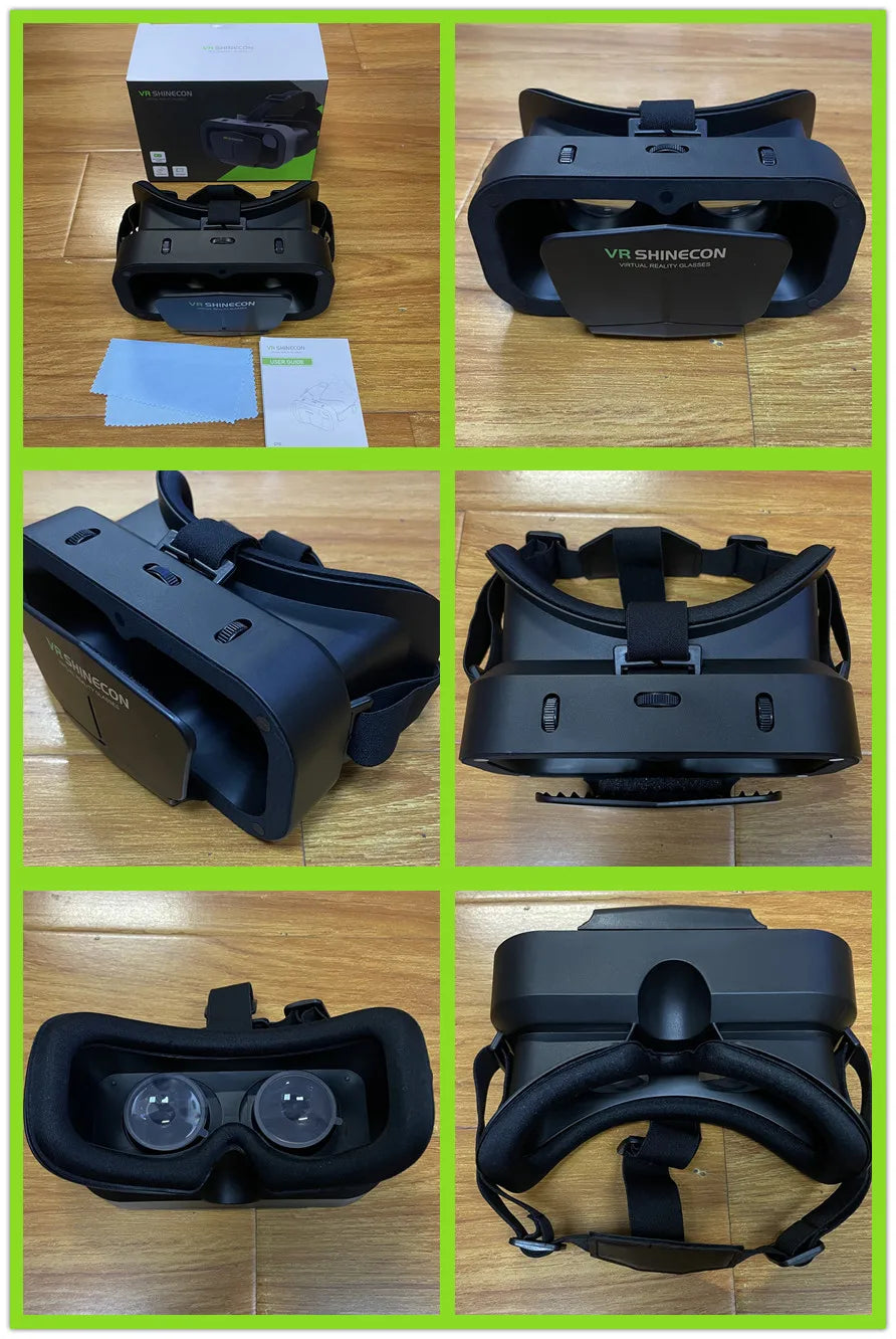 Gafas de realidad Virtual, auriculares, dispositivos Viar, casco, lentes 3D, gafas inteligentes para teléfonos inteligentes, teléfono móvil, accesorio de juego