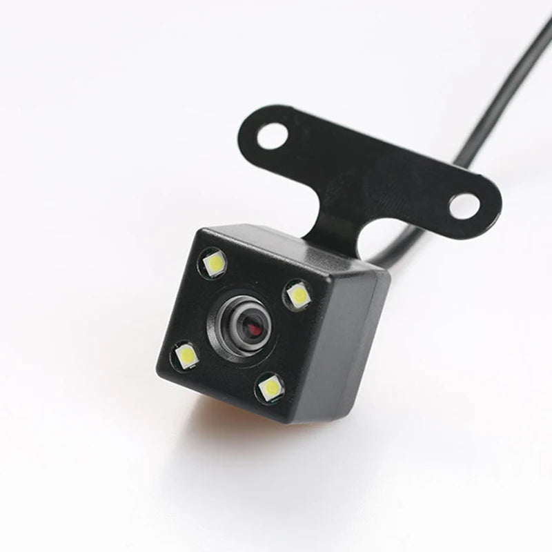 Cámara de Visión Trasera Gran Angular para Coche, Videocámara de Marcha Atrás, Visión Noctura, 12 LED, Dispositivo de Aparcamiento
