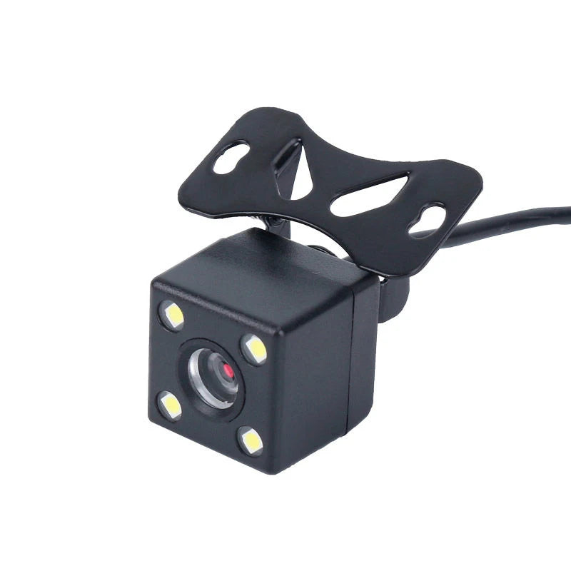Cámara de Visión Trasera Gran Angular para Coche, Videocámara de Marcha Atrás, Visión Noctura, 12 LED, Dispositivo de Aparcamiento