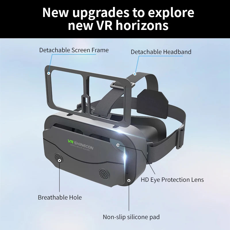 Gafas de realidad Virtual, auriculares, dispositivos Viar, casco, lentes 3D, gafas inteligentes para teléfonos inteligentes, teléfono móvil, accesorio de juego