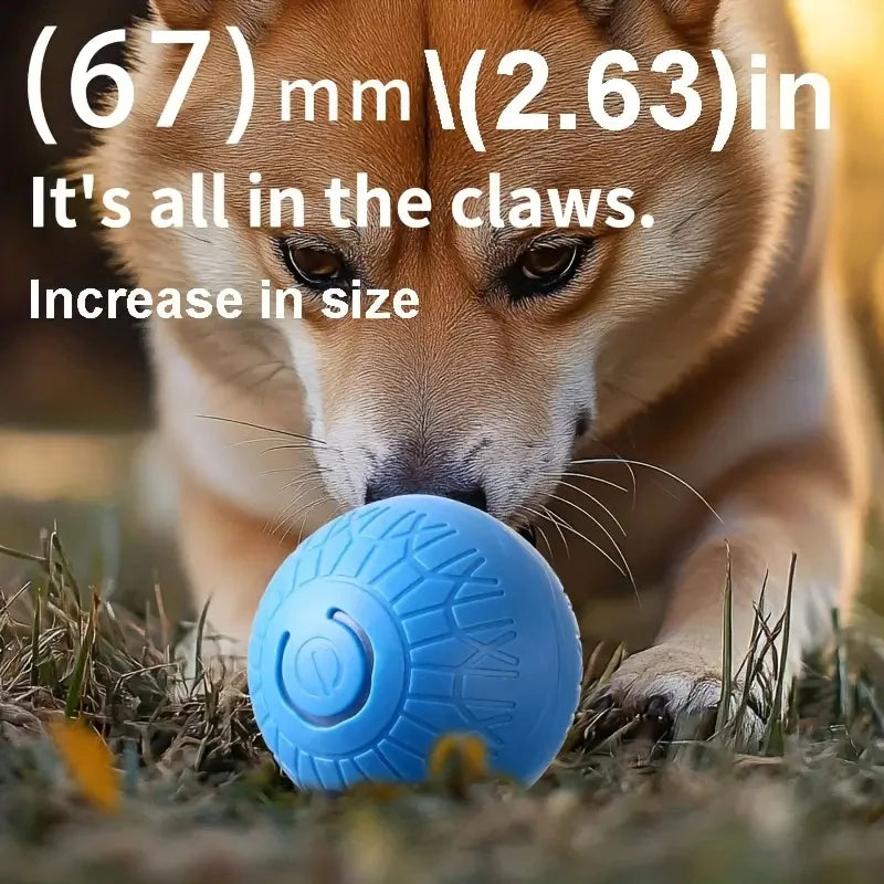 Pelota de juguete inteligente para perros, interactiva automática, con rodamiento electrónico, recargable por USB, que rebota en movimiento para cachorros a perros grandes, juguete para masticar
