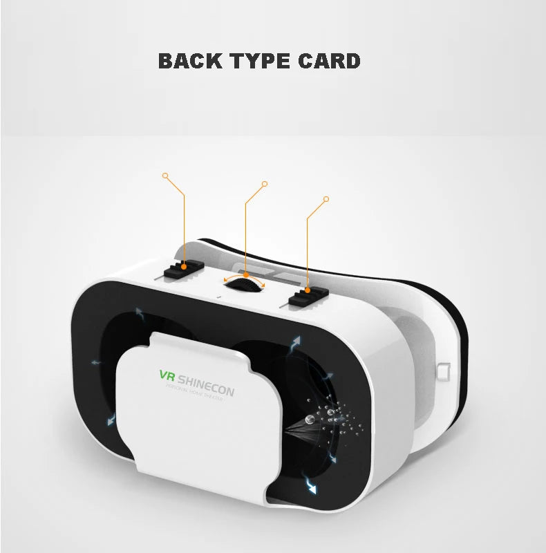 Gafas de realidad Virtual, auriculares, dispositivos Viar, casco, lentes 3D, gafas inteligentes para teléfonos inteligentes, teléfono móvil, accesorio de juego