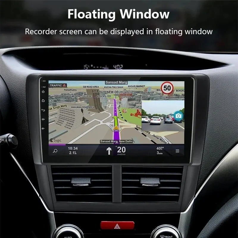 Cámara de salpicadero DVR para coche, cámara de salpicadero Full HD 1080P para reproductor DVD Android, unidad de navegación ADAS LDWS, Audio automático, alarma de voz, grabación de vídeo
