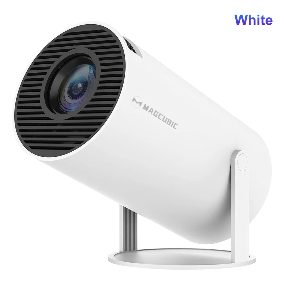 Proyector Magcubic Android 11 4K, 720P HY300 Pro + Wifi Dual 290ANSI 180 ° Proyector portátil flexible