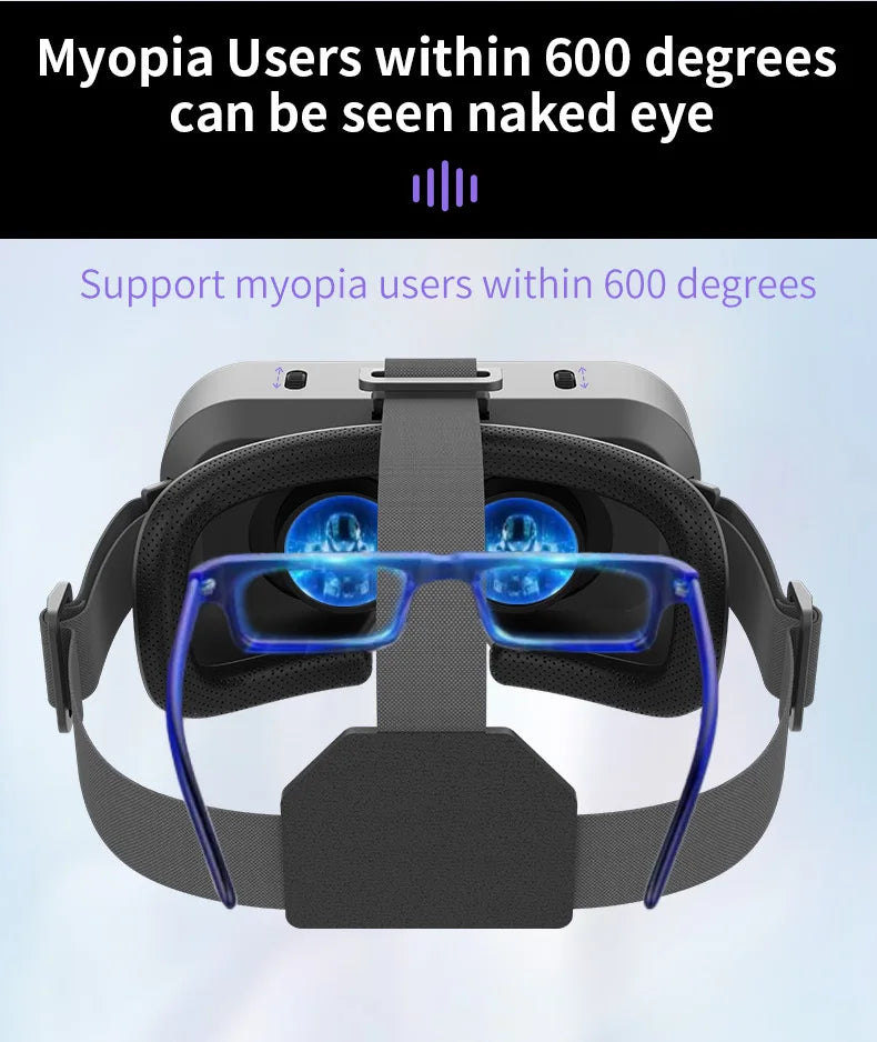 Gafas de realidad Virtual, auriculares, dispositivos Viar, casco, lentes 3D, gafas inteligentes para teléfonos inteligentes, teléfono móvil, accesorio de juego