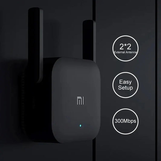 Amplificador Xiaomi Wifi original Pro 300M 2,4G repetidor extensor de rango extensor de red inalámbrico para mi