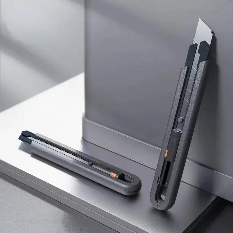 Xiaomi Jimihome-cuchillo utilitario elástico de 0,79 pulgadas, cortadores de papel, cuchillas de acero al carbono, cuchillo de bolsillo con bloqueo de seguridad, herramienta artesanal