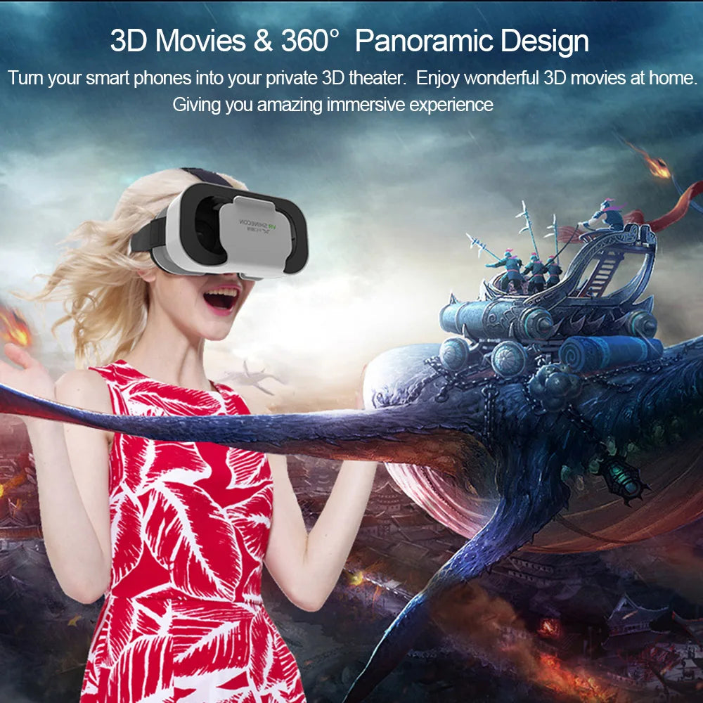 Gafas de realidad Virtual, auriculares, dispositivos Viar, casco, lentes 3D, gafas inteligentes para teléfonos inteligentes, teléfono móvil, accesorio de juego