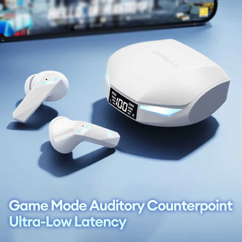 Nuevo Lenovo GM2 PRO MAX auriculares inalámbricos Bluetooth 5,4 pantalla Digital LED auriculares impermeables con cancelación de ruido auriculares para juegos