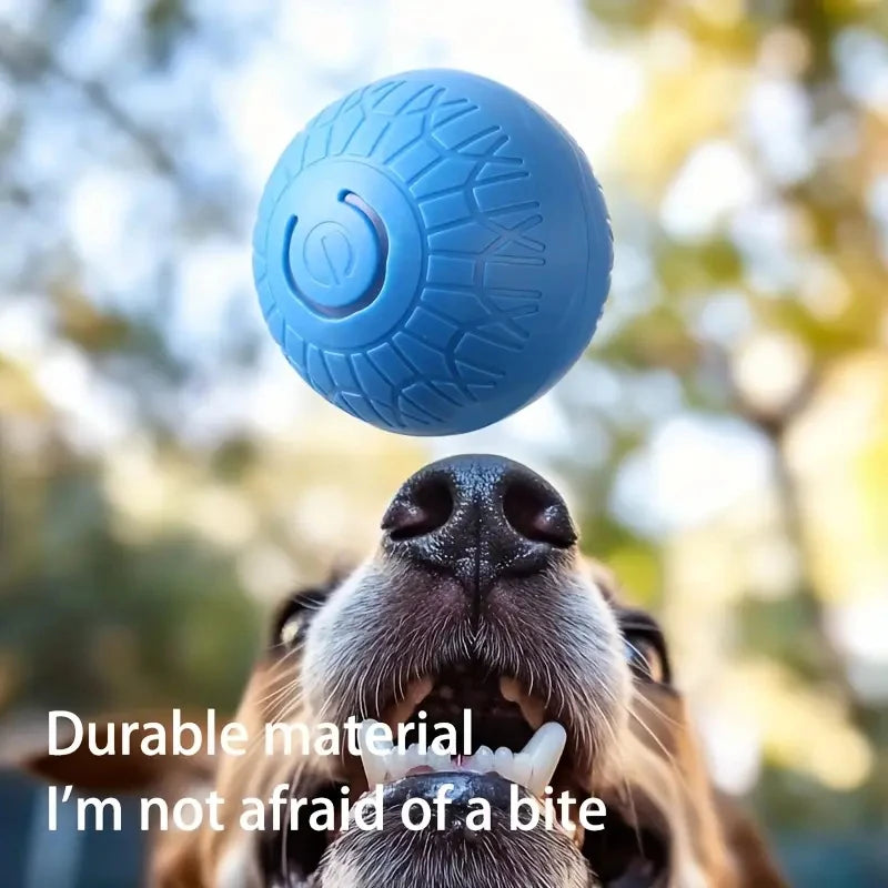 Pelota de juguete inteligente para perros, interactiva automática, con rodamiento electrónico, recargable por USB, que rebota en movimiento para cachorros a perros grandes, juguete para masticar