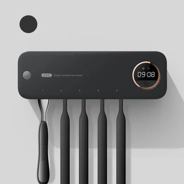 Nuevo Xiaomi UV cepillo de dientes navaja almacenamiento esterilizador pantalla LED soporte para cepillo de dientes recargable montaje en pared con accesorios de baño
