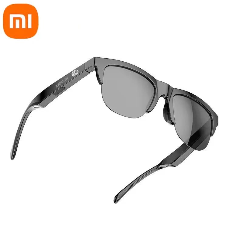 Original mijia Xiaomi gafas de sol inteligentes gafas Bluetooth llamada deportes al aire libre auriculares HIFI luz azul impermeable Anti-UV con micrófono