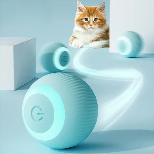 Xiaomi-pelota interactiva para gatos, juguetes inteligentes para gatos, juguete electrónico interactivo para gatos, bola mágica rodante automática para interiores, accesorios para mascotas