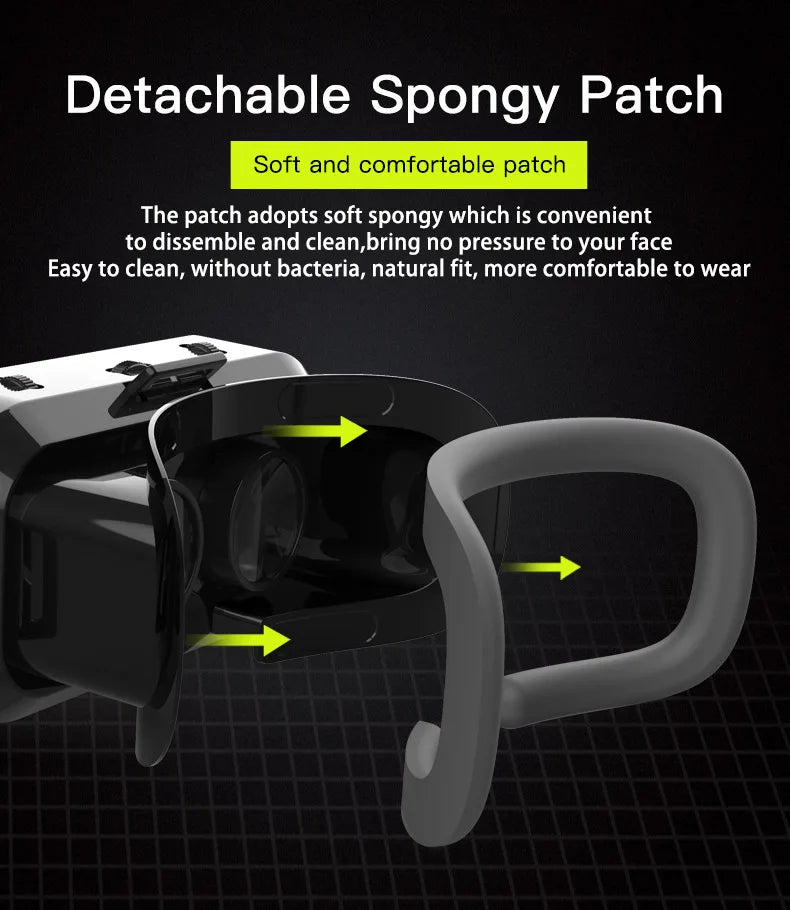 Gafas de realidad Virtual, auriculares, dispositivos Viar, casco, lentes 3D, gafas inteligentes para teléfonos inteligentes, teléfono móvil, accesorio de juego