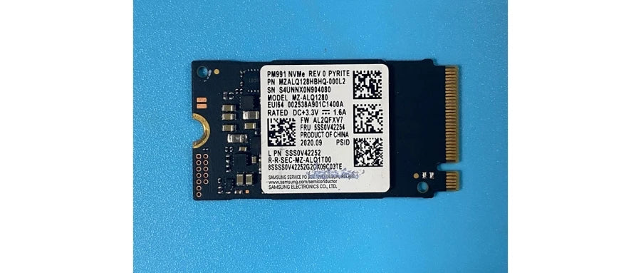SSD interno NVMe PCIe M.2 2230 / 2242 empaquetado por OEM Samsung BM9C1/PM9B1/PM9C1A/PM991A y WD SN740 y Crucial P310 y Micron 2450