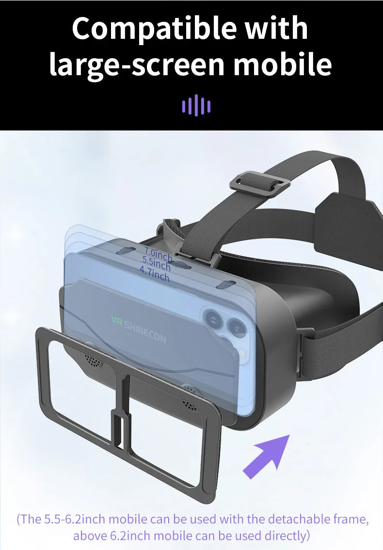 Gafas de realidad Virtual, auriculares, dispositivos Viar, casco, lentes 3D, gafas inteligentes para teléfonos inteligentes, teléfono móvil, accesorio de juego