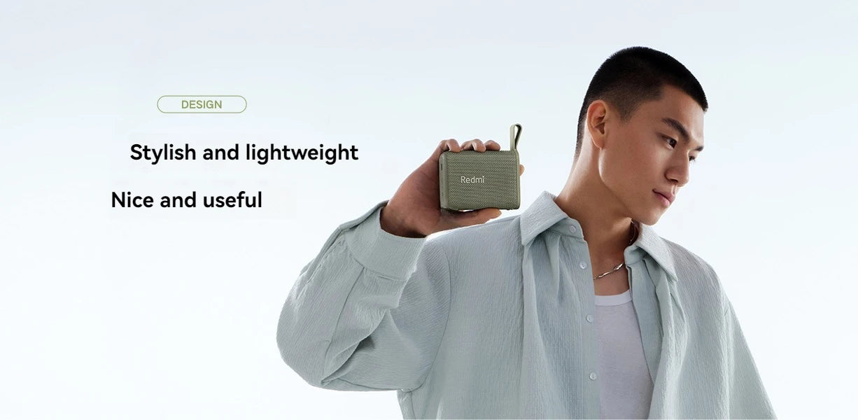 Xiaomi Redmi Altavoz Bluetooth portátil al aire libre IP67 estéreo potente caja de sonido BT5.3 RGB doble emparejamiento TWS conectividad colorida