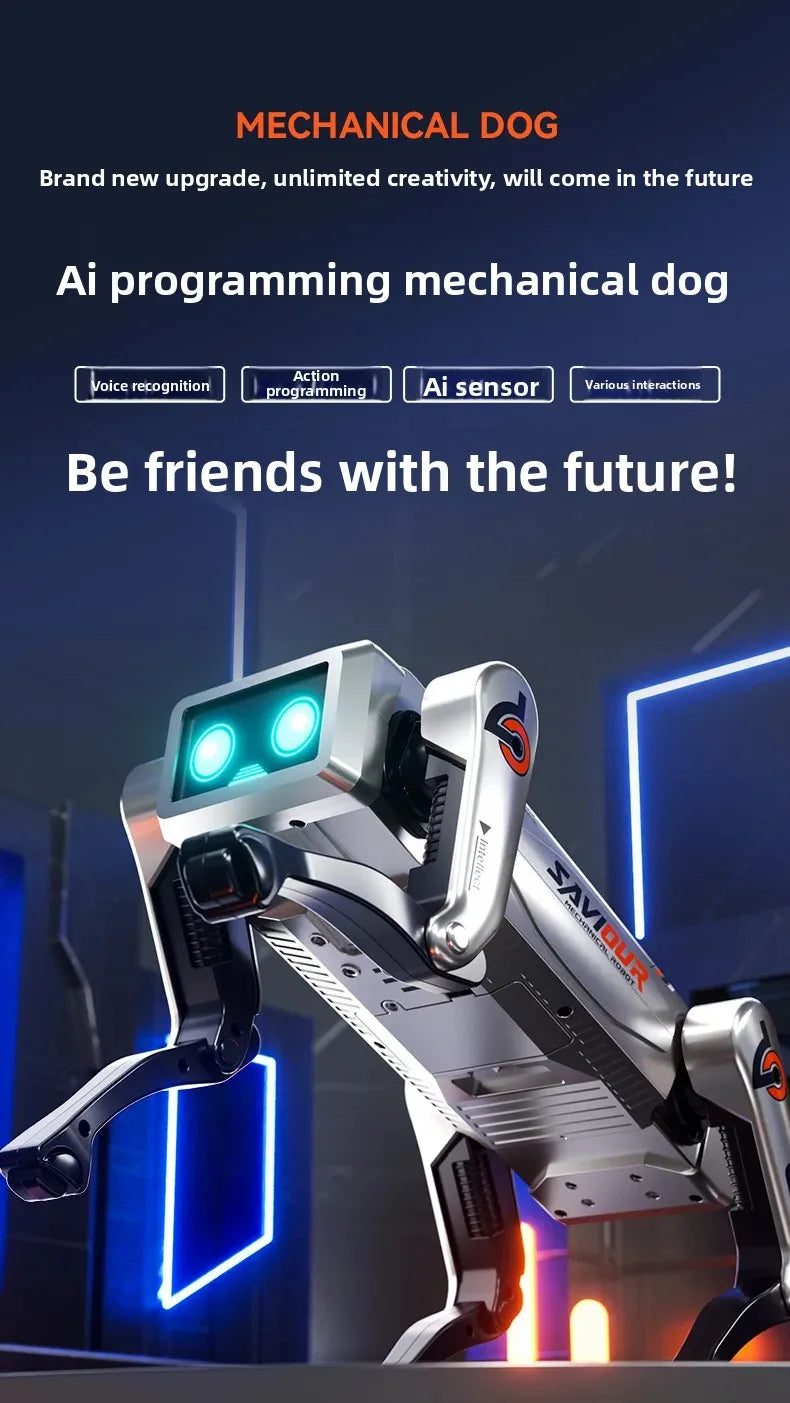 Robot inteligente para perros, juguete para niños, programación tecnológica, Control remoto, cumpleaños, Día de los niños, mascota electrónica, clase no remota