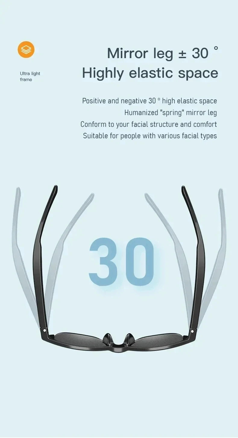 Original mijia Xiaomi gafas de sol inteligentes gafas Bluetooth llamada deportes al aire libre auriculares HIFI luz azul impermeable Anti-UV con micrófono