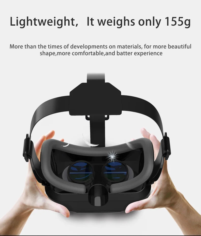 Gafas de realidad Virtual, auriculares, dispositivos Viar, casco, lentes 3D, gafas inteligentes para teléfonos inteligentes, teléfono móvil, accesorio de juego