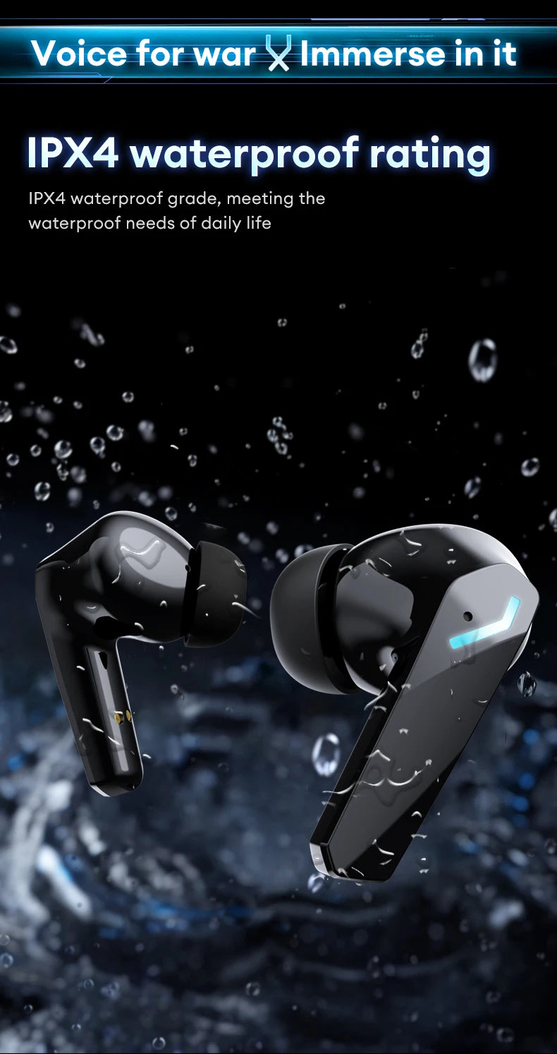 Nuevo Lenovo GM2 PRO MAX auriculares inalámbricos Bluetooth 5,4 pantalla Digital LED auriculares impermeables con cancelación de ruido auriculares para juegos