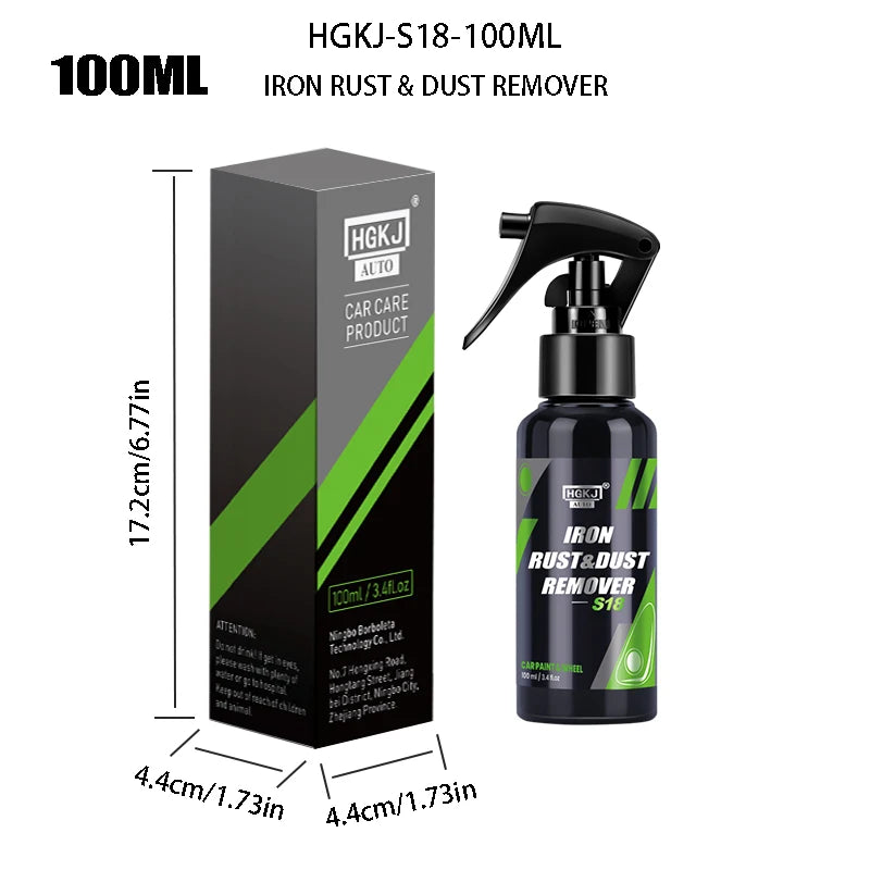 Eliminador de polvo súper óxido, Spray, superficie de Metal, limpiador de llantas de gran poder