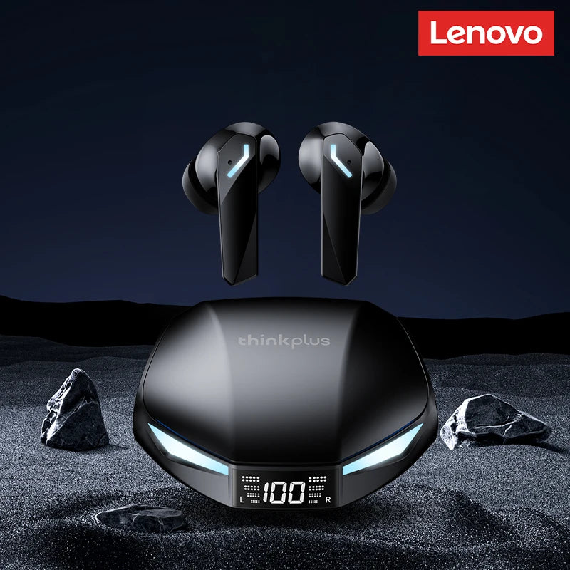 Nuevo Lenovo GM2 PRO MAX auriculares inalámbricos Bluetooth 5,4 pantalla Digital LED auriculares impermeables con cancelación de ruido auriculares para juegos