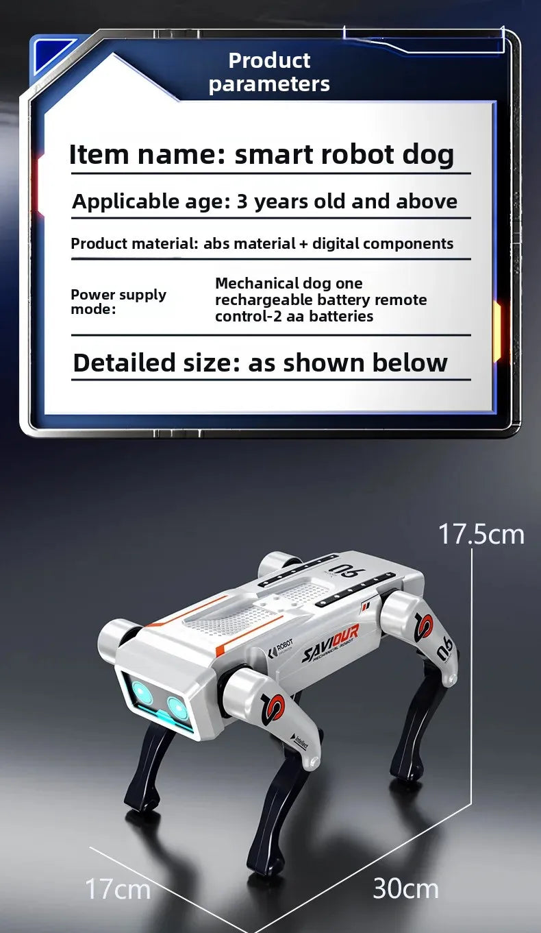 Robot inteligente para perros, juguete para niños, programación tecnológica, Control remoto, cumpleaños, Día de los niños, mascota electrónica, clase no remota