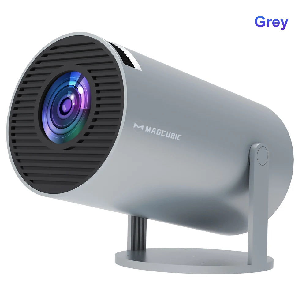 Proyector Magcubic Android 11 4K, 720P HY300 Pro + Wifi Dual 290ANSI 180 ° Proyector portátil flexible