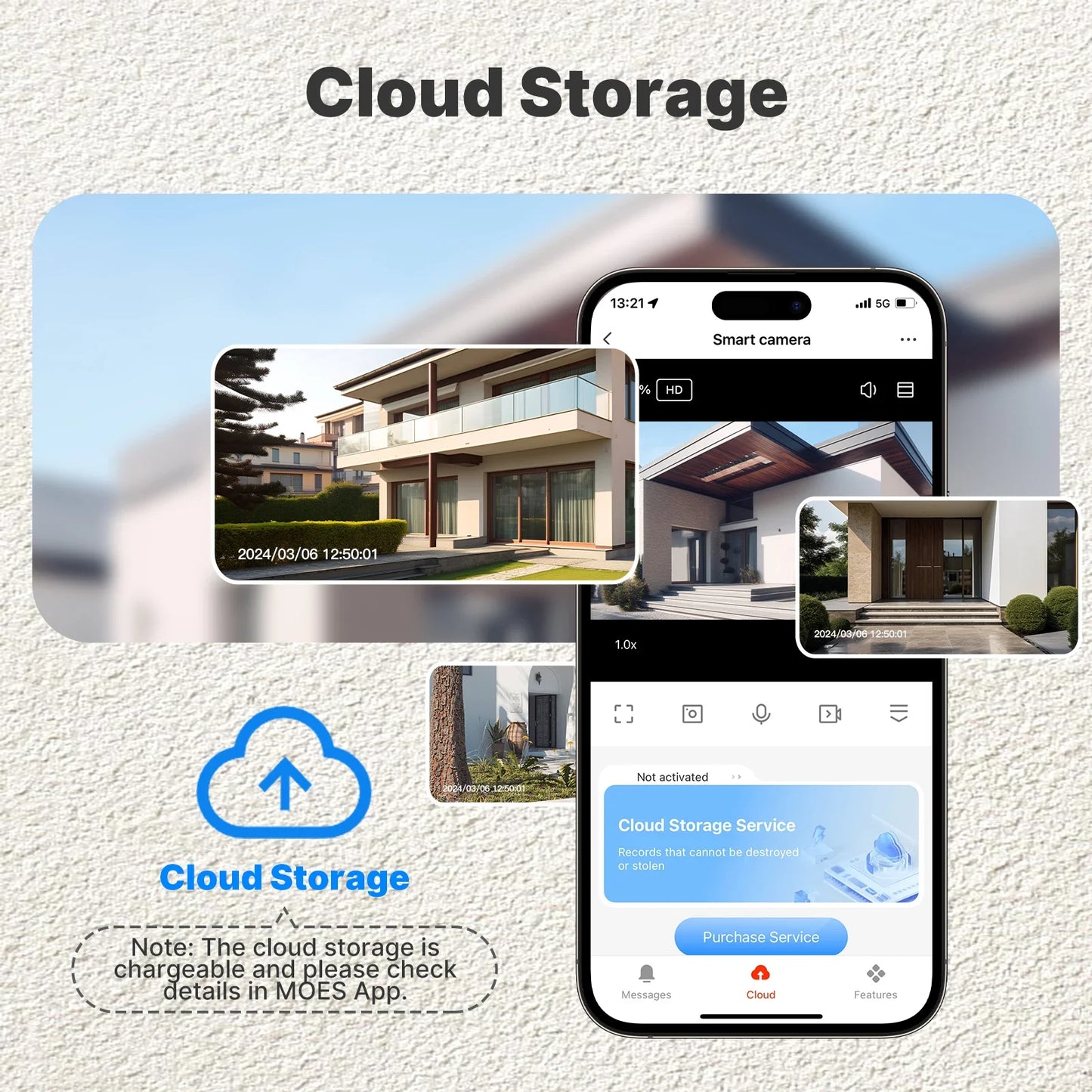 Cámara de seguridad HD inteligente carga Solar IP65 impermeable a todo Color visión nocturna funciona con Alexa Google Home, MOES Tuya WiFi 4MP HD