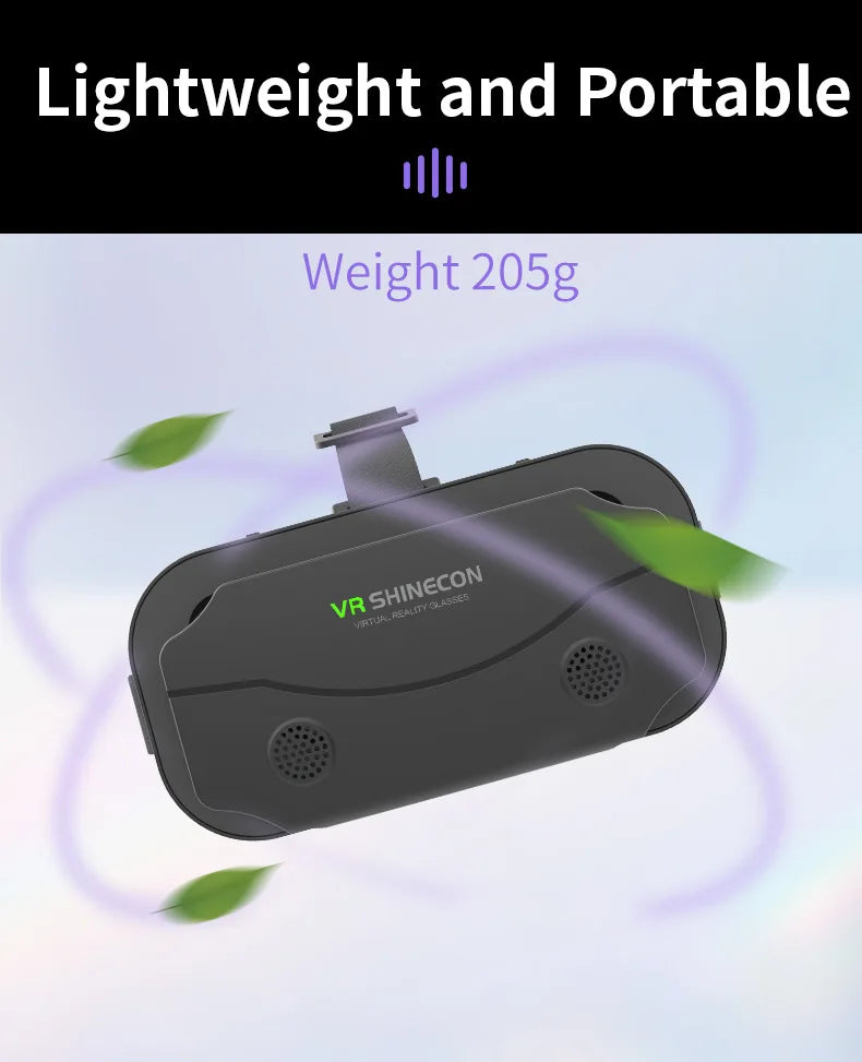 Gafas de realidad Virtual, auriculares, dispositivos Viar, casco, lentes 3D, gafas inteligentes para teléfonos inteligentes, teléfono móvil, accesorio de juego