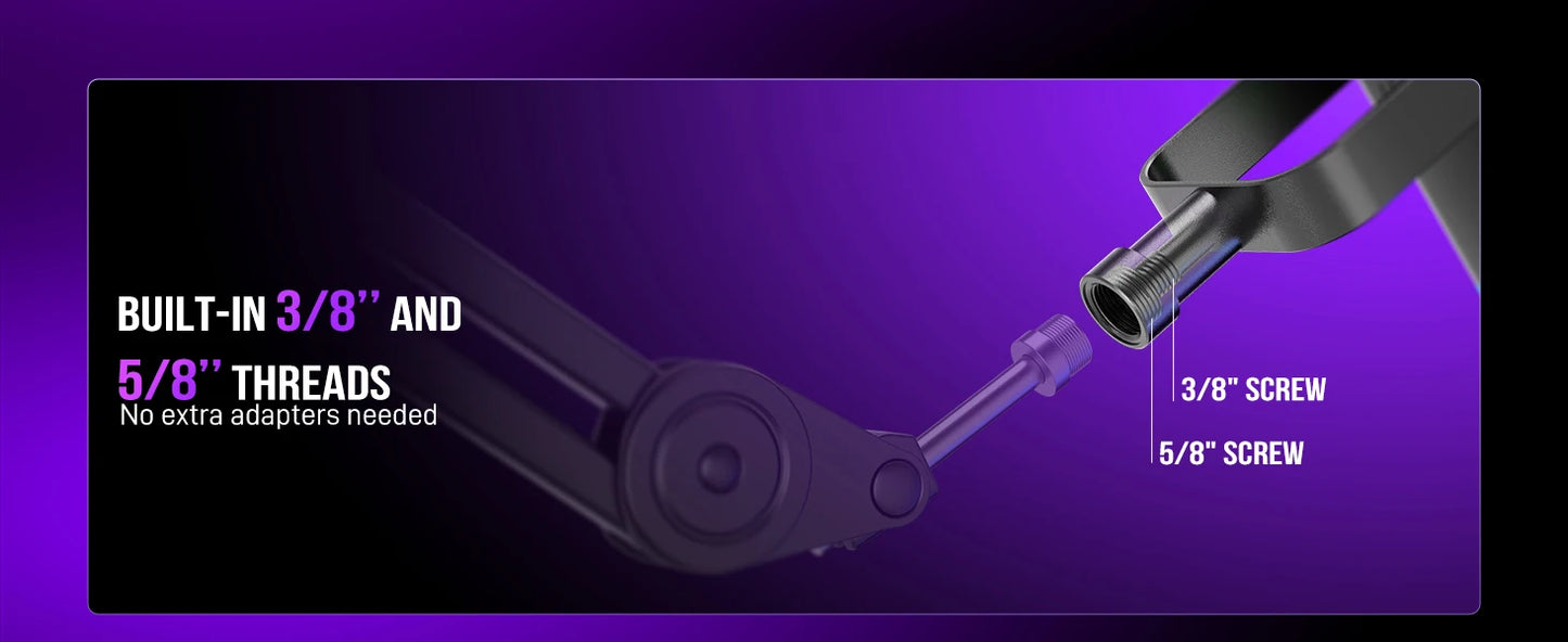 Micrófono dinámico FIFINE USB/XLR con Control RGB/conector para auriculares/mú, micrófono para grabación de Streaming AmpliGame-AM8