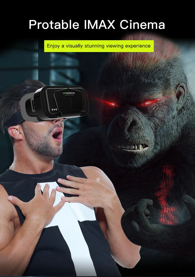 Gafas de realidad Virtual, auriculares, dispositivos Viar, casco, lentes 3D, gafas inteligentes para teléfonos inteligentes, teléfono móvil, accesorio de juego