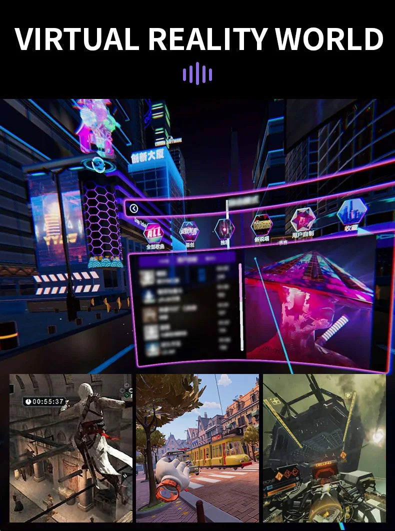 Gafas de realidad Virtual, auriculares, dispositivos Viar, casco, lentes 3D, gafas inteligentes para teléfonos inteligentes, teléfono móvil, accesorio de juego