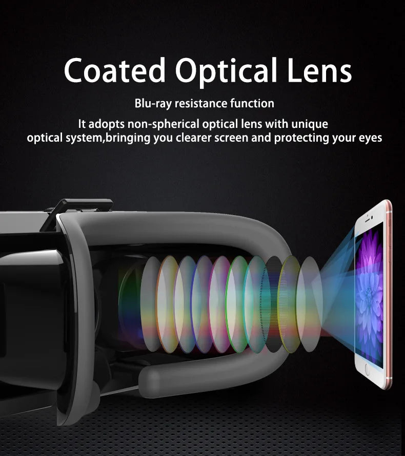 Gafas de realidad Virtual, auriculares, dispositivos Viar, casco, lentes 3D, gafas inteligentes para teléfonos inteligentes, teléfono móvil, accesorio de juego