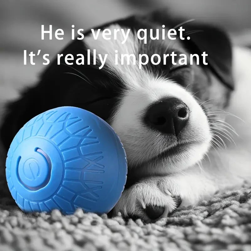 Pelota de juguete inteligente para perros, interactiva automática, con rodamiento electrónico, recargable por USB, que rebota en movimiento para cachorros a perros grandes, juguete para masticar