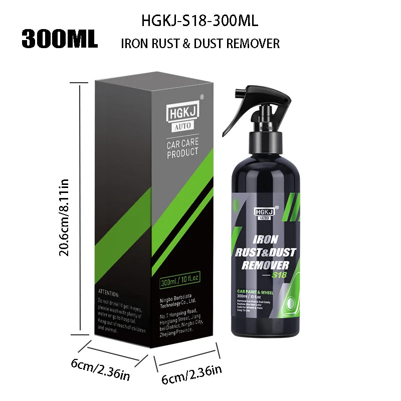 Eliminador de polvo súper óxido, Spray, superficie de Metal, limpiador de llantas de gran poder