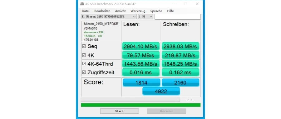 SSD interno NVMe PCIe M.2 2230 / 2242 empaquetado por OEM Samsung BM9C1/PM9B1/PM9C1A/PM991A y WD SN740 y Crucial P310 y Micron 2450